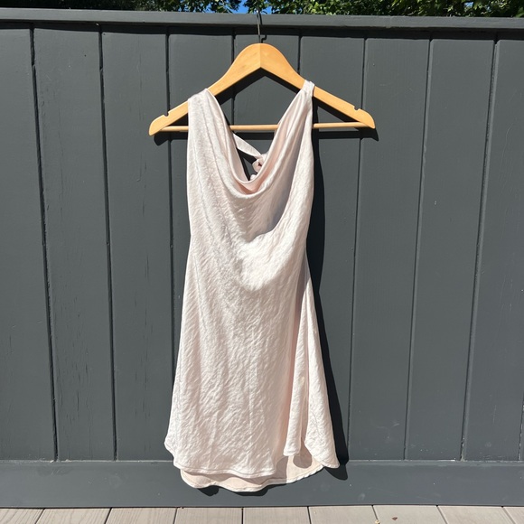 Hello Molly Blush Satin Dress - Picture 1 of 3